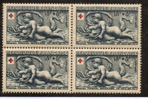 France B274 Block of 4. Mint never hinged