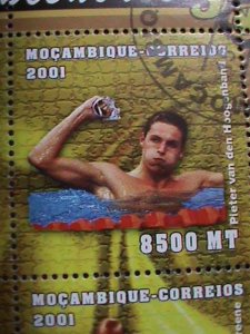 ​MOZENBIQUE-2001-SC#1423 SUMMER OLYMPIC CHAMPIONSHIPS-2000 CTO SHEET VERY FINE