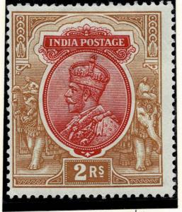  INDIA - 1911- KGV- SG NO 187W/M LARGE STAR - MM CV 35 GBP + 