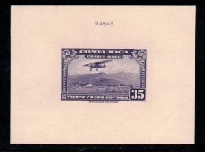 COSTA RICA 1952 35c Airmail Die Proof; Scott C219