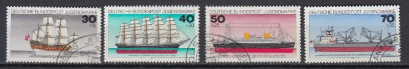 Germany - 1977 Historic ships  Sc# B538/B541 (9187)