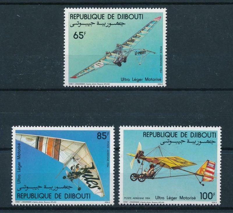 [98289] Djibouti 1984 Aviation Ultra light flying  MNH