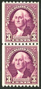 U.S. #722 MINT PAIR OG NH