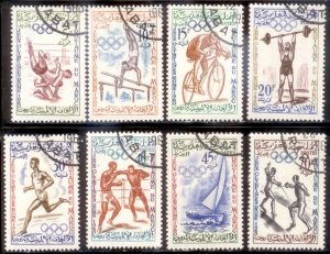 Morocco 1960 SC# 45-52 Olympics CTO E33