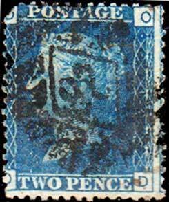 Great Britain Scott 30p14 Used with rounded corner.