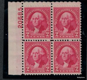 BOBPLATES US #707 Washington Bicent Upper Left Plate 20685 F-VF LH SCV=$1.4