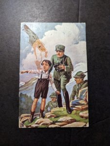 1916 Censored Italy Postcard Cover Army Corps