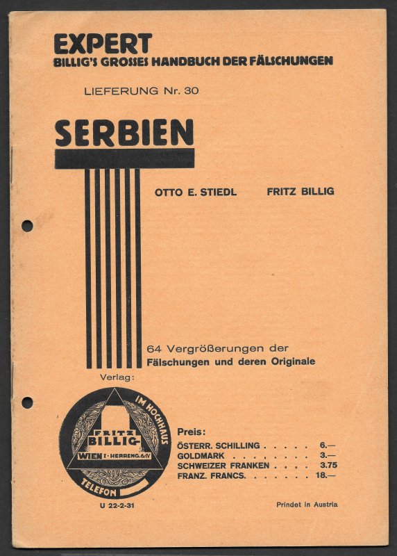 Doyle's_Stamps: Serbien (Serbia) Issues, Billig