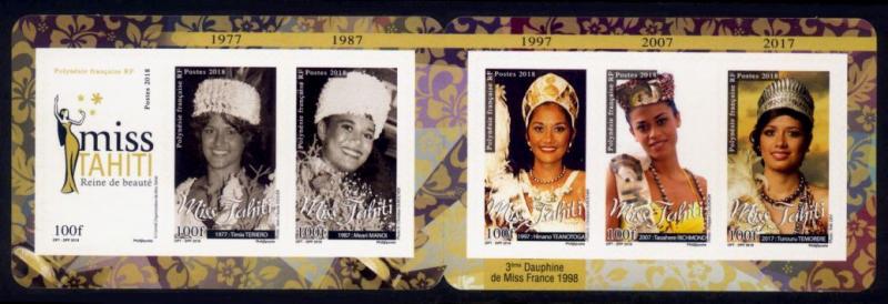 French Polynesia Sc# 1211 MNH Miss Tahiti Winners (S/A Booklet)