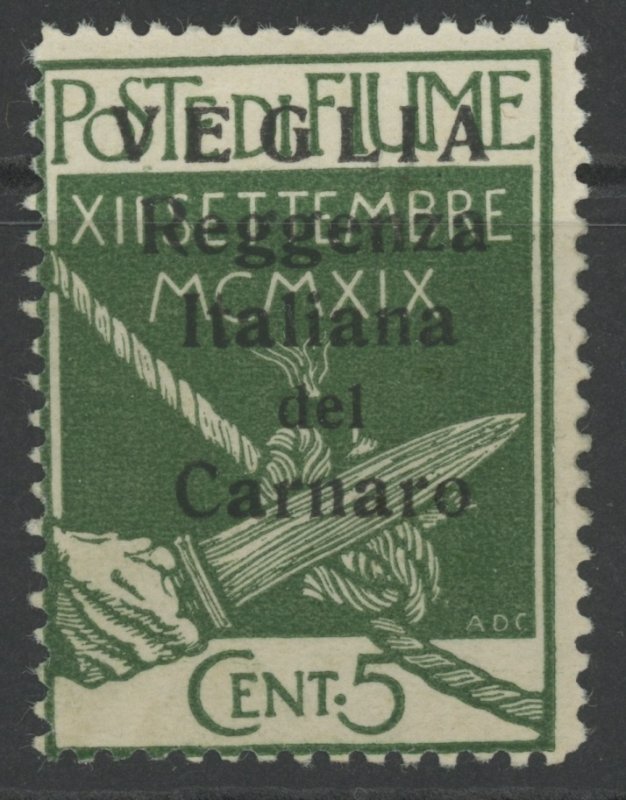 Fiume 128 * mint hinged (2209 537)