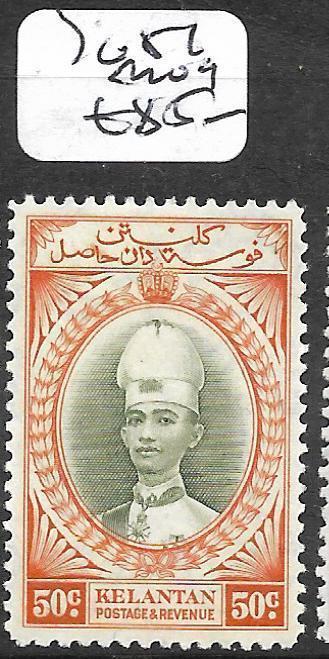 MALAYA KELANTAN  (P0211B) 50C  SG 51  MOG