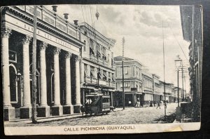 1925 Ecuador Picture Postcard Cover To Bruxelles Belgium The Cotopaxi View