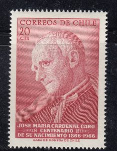 CHILE 1967 Centenary of the Birth of Cardinal Jose Maria Caro - Sc 366  - VF MNH