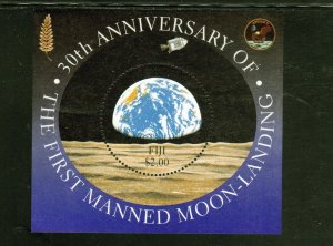 FIJI #857 1999 1ST MOON LANDING 30TH ANNIV. MINT VF NH O.G S/S