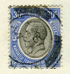 TANGANYIKA; 1927 early GV issue fine used 30c. value 