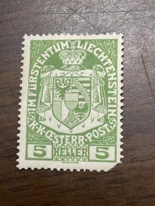 Leichtenstein SC# 5 MH