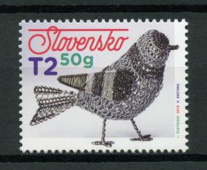 Slovakia 2019 MNH Easter Tinsmithing 1v Set Arts & Crafts Birds Stamps 