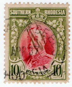 (I.B) Southern Rhodesia Revenue : Duty Stamp 10/-