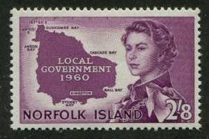 NORFOLK ISLAND #42 MINT 