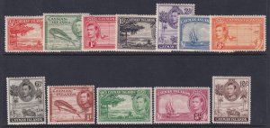 Cayman Islands, Scott 100-111 (SG 115-126a), MLH/HR