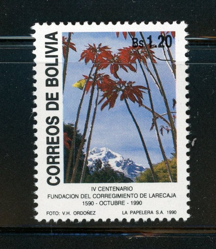 BOLIVIA 1990 SCOTT# 810 MAGISTRATE'S DISTRICT OF  LARECAJA 400TH ANNIV MNH SHOWN