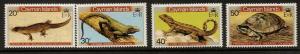 CAYMAN ISLANDS SG530/3 1981 REPTIELS AND ANPHIBIANS MNH