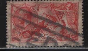 GREAT BRITAIN, 174, USED, 1913, Britannia rule tithe waves