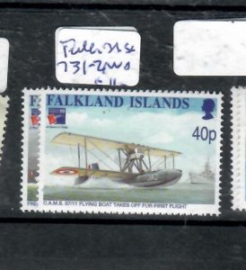 FALKLAND ISLANDS   AIRPLANES SC 731-732   MNH   P0324H