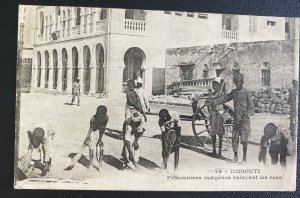 1919 Djibuti French Somali Coast RPPC Postcard cover To Edinburgh Scotland