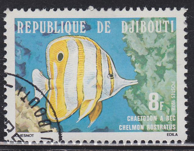 Djibouti 482 Chaetodon 1978