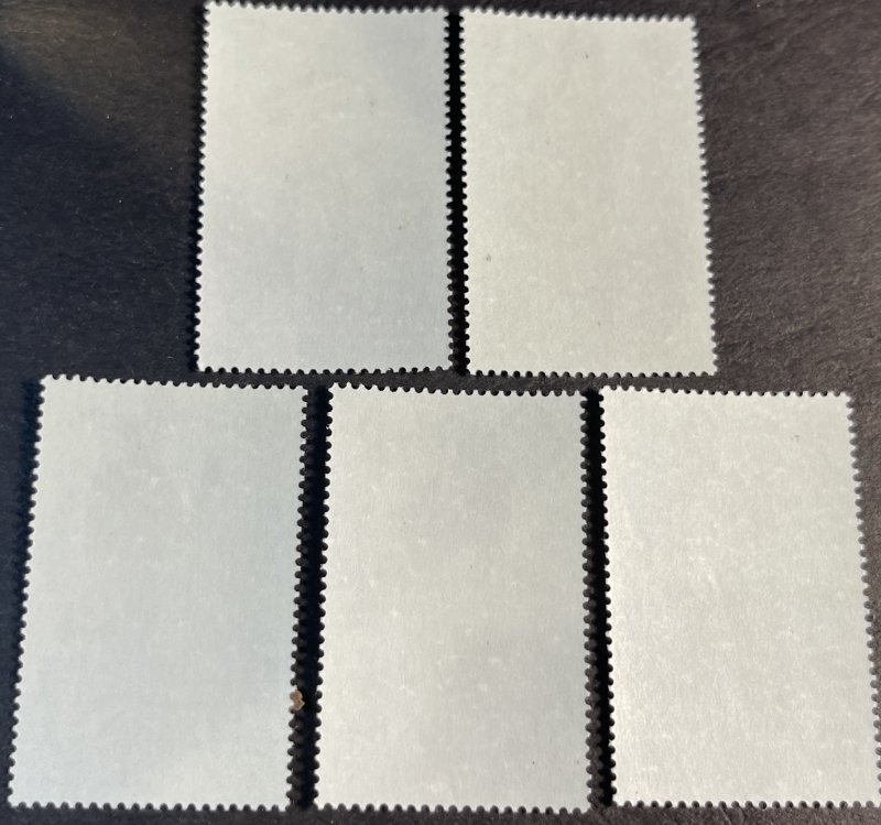 ALDERNEY # 23-27-MINT/NEVER HINGED--COMPLETE SET--1985