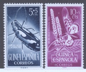 Spanish Guinea, Scott #B27-28, MNH