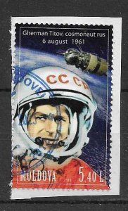 MOLDOVA - 2011 - SPACE - COSMONAUTE - GHERMAN TITOV - Used - Unstucked -
