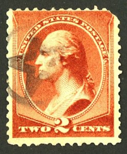 U.S. #210 USED CREASES