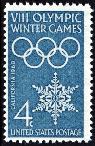 SC#1146 4¢ 1960 Winter Olympics (1960) MNH