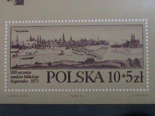 POLAND 1973- SC#B128a  POLSKA'73 STAMP SHOW-POZNAN MNH S/S SHEET- VERY FINE