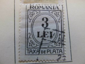 Romania Romania Romania 1920-26 3L fine used postage two stamp A13P32F156-