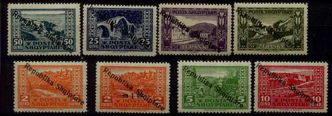 Albania 178-85 MNH SCV19.10