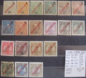 Cape Verde Selection # 85//111- SCV=$21.50