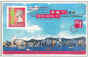 Hong Kong 1996 Visit Hong Kong   miniature sheet sg.MS841  MNH