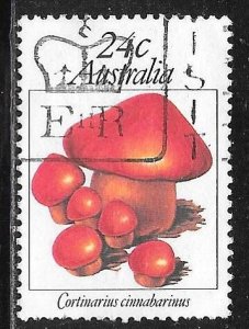 Australia 806: 24c Cortinarius cinnabarinus, used, VF