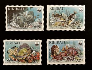 Kiribati: 1985, Reef Fish,  MNH set