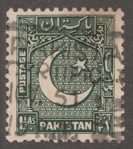 Pakistan, stamp, Scott# 28, used, single stamp,  #28