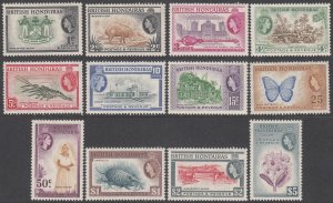 British Honduras 144-155 MNH / MLH CV $94.15