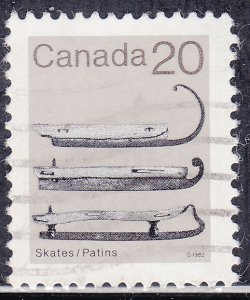 Canada 922 Ice Skates 20¢ 1982