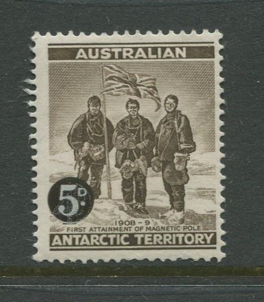 Antarctic Terr. #L1  MLH  1957  Single 5d Stamp