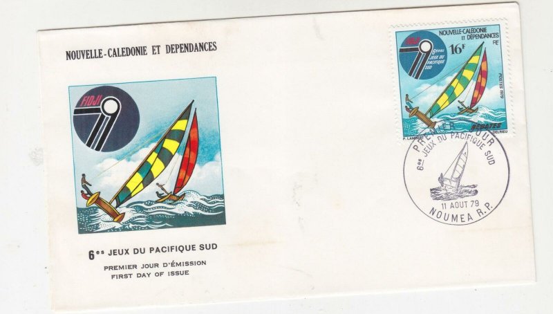 NEW CALEDONIA, 1979 South Pacific Games 16f, unaddressed First Day cover.