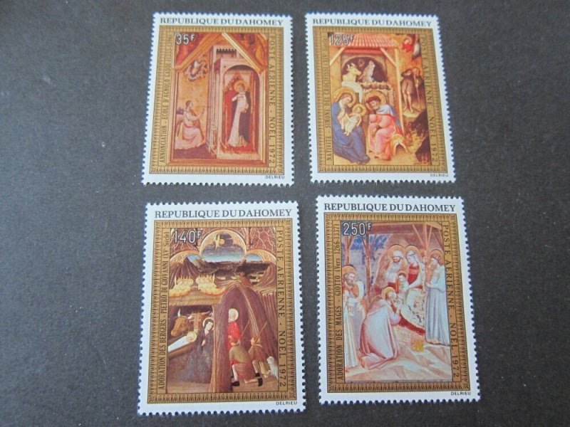 Dahomey 1972 Sc C176-9 Christmas Religion set MNH