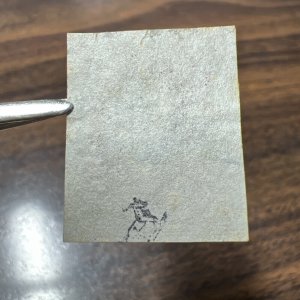 Scott 1b 1847 5c Orange Brown Franklin Used Fine+ Blue Cancel with PSE CERT