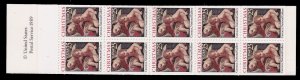 US 2427, MNH Booklet of 20 - Christmas 1989